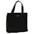 PRADA Hand Bag Nylon Leather Black Auth 57236  ref.1112471