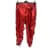 ISABEL MARANT Pantalon T.fr 40 silk Soie Rouge  ref.1112562