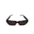 Autre Marque NÃO ASSINA / Óculos de sol sem assinatura T.  plástico Marrom  ref.1112588