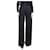 Etro Pantaloni sartoriali neri in lana tagliata a vita alta - taglia UK 10 Nero  ref.1112616