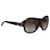 Óculos de sol redondos matizados da Gucci marrom Castanho escuro Plástico  ref.1112688