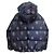 Giacca Moncler Effraie Blu Navy - vista 2