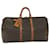 Louis Vuitton Monogram Keepall 55 Boston Bag M41424 LV Auth ar10437 Cloth  ref.1112798