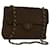 CHANEL Big Matelasse Chain Shoulder Bag Suede Brown CC Auth 57075a  ref.1112810