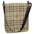 Autre Marque Burberrys Nova Check Shoulder Bag PVC Leather Beige Black Auth 56484  ref.1112846