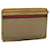 GUCCI Micro GG Canvas Web Sherry Line Clutch Bag PVC Leather Beige Auth th4109 Red Green  ref.1112860