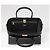 Louis Vuitton On My Side GM Borsa in pelle nera Nero - vista 3