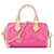 Louis Vuitton Lv Speedy nano pink Leather  ref.1112895