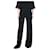 Ralph Lauren Black pleated wide-leg trousers - size UK 12 Viscose  ref.1112969