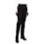 Autre Marque Schwarze, maßgeschneiderte Hose mit geradem Bein – Größe FR 34 Polyester  ref.1112972