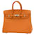 Hermès HERMES BIRKIN 25 Naranja Cuero  ref.1113281