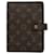 Louis Vuitton COVERTURE AGENDA FONCTIONNEL MM Marrone Tela  ref.1113502