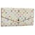 LOUIS VUITTON Portafoglio lungo multicolor Portefeuille Sarah Bianco M93532 auth 57565  ref.1113625