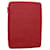 LOUIS VUITTON Epi Agenda Voyage Day Planner Cover Red LV Auth 57198 Leather  ref.1113747