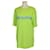 Moschino Camiseta con cuello redondo estampada verde lima Algodón  ref.1113988