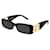 Óculos de sol unissex Balenciaga BB0096S Preto Gold hardware Metal Acetato  ref.1114031