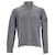 Stone Island-Jacke mit Stehkragen und Reißverschluss aus grauer Baumwolle  ref.1114056
