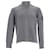 Stone Island Veste Zippée Col Montant en Coton Gris  ref.1114056