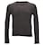 Balmain Knitted Crewneck Sweater in Brown Wool  ref.1114063