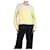 Autre Marque Jersey de rayas en mezcla de cashmere amarillo - talla L Lana  ref.1114124