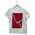 Moncler Camisas Branco Vermelho Algodão  ref.1114163
