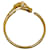 Hermès Hermes Gold Horse Head Bangle Golden Metal Gold-plated  ref.1114210