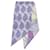Hermès Carré En Soie Twilly Imprimé Violet Tissu  ref.1114222