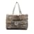 Chanel Fur & Suede Tote Bag Grey Leather  ref.1114516