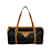 Yves Saint Laurent Boston-Tasche mit Lederbesatz Schwarz Leinwand  ref.1114583