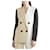 Petar Petrov chaqueta de lino con bloques de color Negro Beige Viscosa  ref.1114659