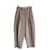 See by Chloé Pantaloni cropped gessati di See By Chloe Beige Poliestere  ref.1114688