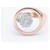 Autre Marque Anillo Bicolor en Oro Rosa y Diamantes Blanco Dorado Oro blanco  ref.1114923