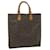 LOUIS VUITTON Monogram Sac Plat Hand Bag M51140 LV Auth 58728 Cloth  ref.1115076