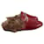 Gucci Princetown-Slipper Rot Leder  ref.1115355