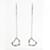 Tiffany & Co Boucles d'oreilles pendantes à cœur ouvert Métal Argenté  ref.1115439