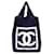 Chanel Strandtasche aus Baumwolle Lila  ref.1115444