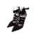 VALENTINO GARAVANI  Heels T.eu 38.5 velvet Black  ref.1115485