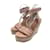 Alaïa ALAIA  Sandals T.eu 39 leather Pink  ref.1115498