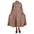 Autre Marque Robe midi boutonnée sur le devant multi paisley - taille UK 16 Soie Multicolore  ref.1115567