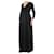 Diane Von Furstenberg Abito a portafoglio nero con fantasia tonale - taglia UK 10 Seta  ref.1115587