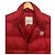 Moncler Daunenweste Rot Nylon - Ansicht 4