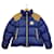 Moncler Men Coats Outerwear Blue Cotton Nylon  ref.1115716