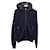 Moncler Men Coats Outerwear Navy blue Wool Nylon  ref.1115730