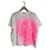 Moncler Camisetas Rosa Blanco Algodón  ref.1115780