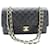 Classique Chanel Double Flap Cuir Noir  ref.1115896
