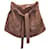 Red Valentino Garavani Belted Shorts in Nude Pink Leather Peach  ref.1115983