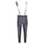 Brunello Cucinelli Suspender Trousers in Grey Wool  ref.1116001