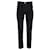 Jean skinny Balmain à rayures contrastées en coton noir  ref.1116003