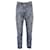 Jeans Miu Miu com estampa de morango em jeans de algodão azul Azul claro  ref.1116005