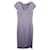 Dolce & Gabbana Square-Neck Knee-Length Dress in Light Blue Polyester Viscose  ref.1116006
